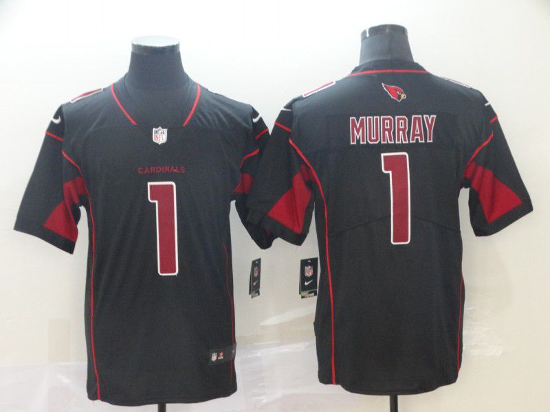 Men Arizona Cardinals 1 Murray Black Nike Vapor Untouchable Limited Player NFL Jerseys